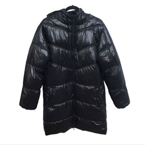 EUC A New Day Long Black Puffer Jacket